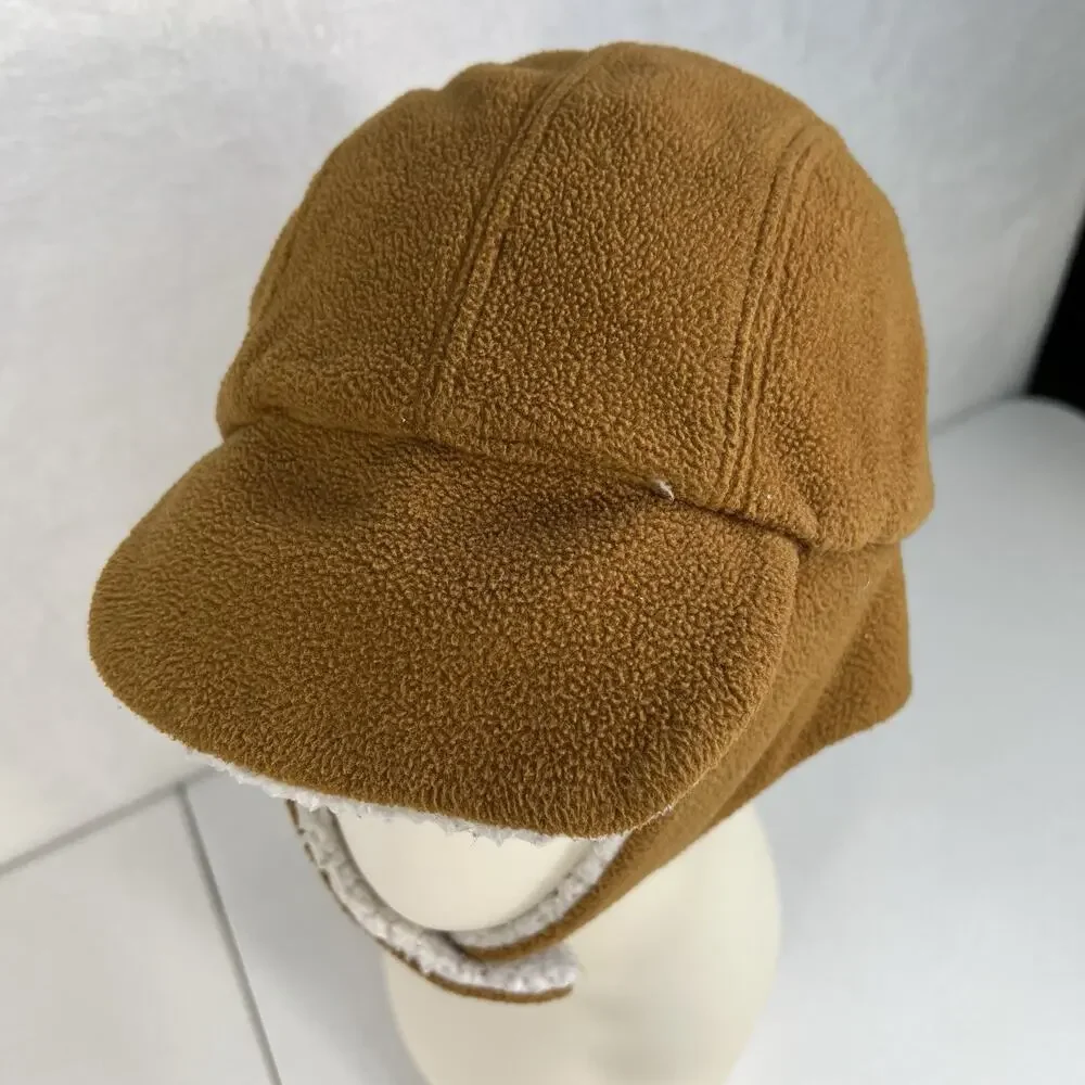 Carhartt Hat Infant Toddler Brown Faux Fleece-Lined Ear Flap Child's Trapper Hat